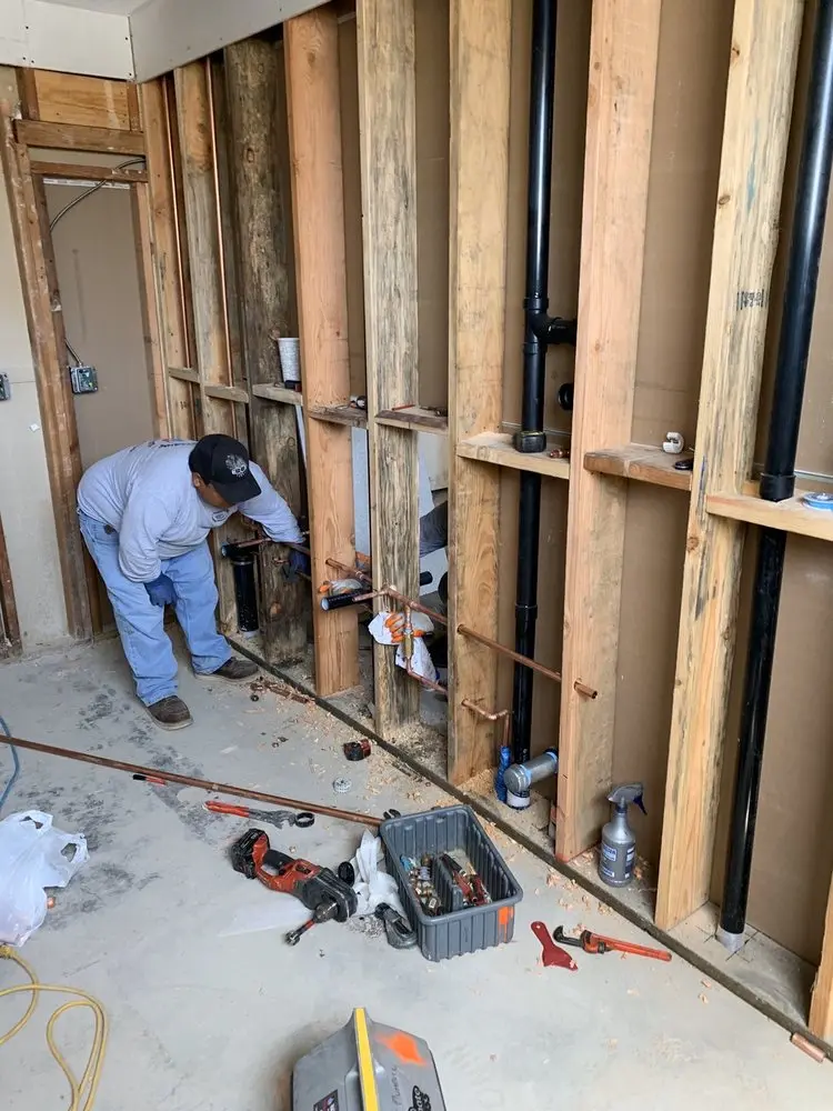 Commercial rough-in plumbing for Commercial Plumbing in Austin
